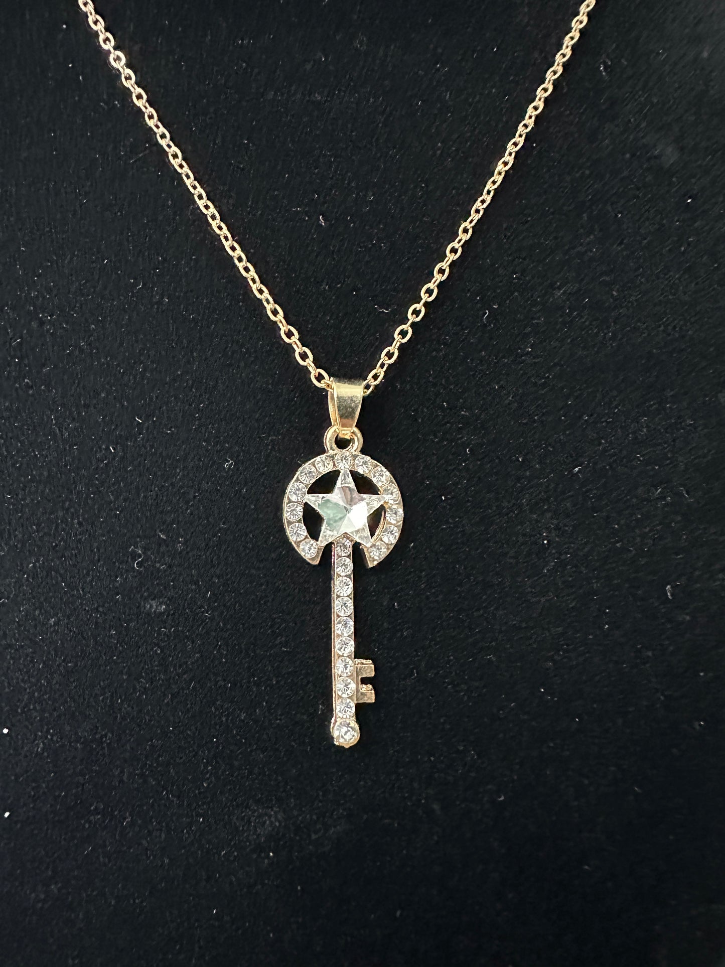 Key & Star Necklace